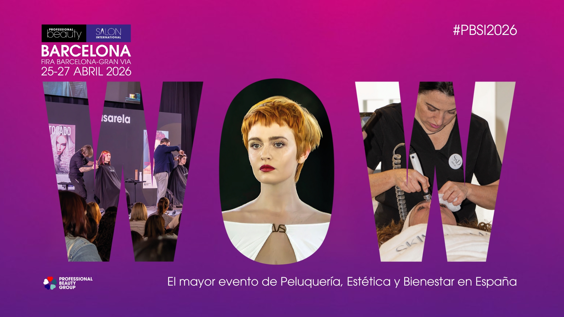 Únete a Professional Beauty y Salon International Barcelona 25-27 de abril 2026 en Fira Barcelona Gran Via